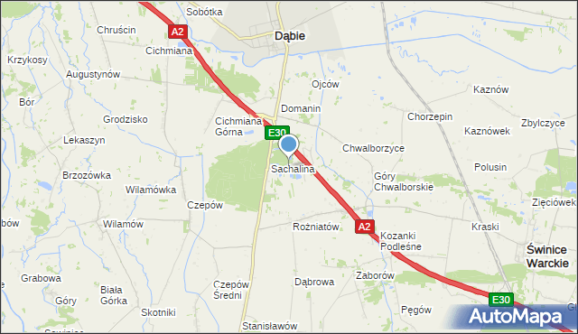 mapa Kozia Nóżka, Kozia Nóżka na mapie Targeo